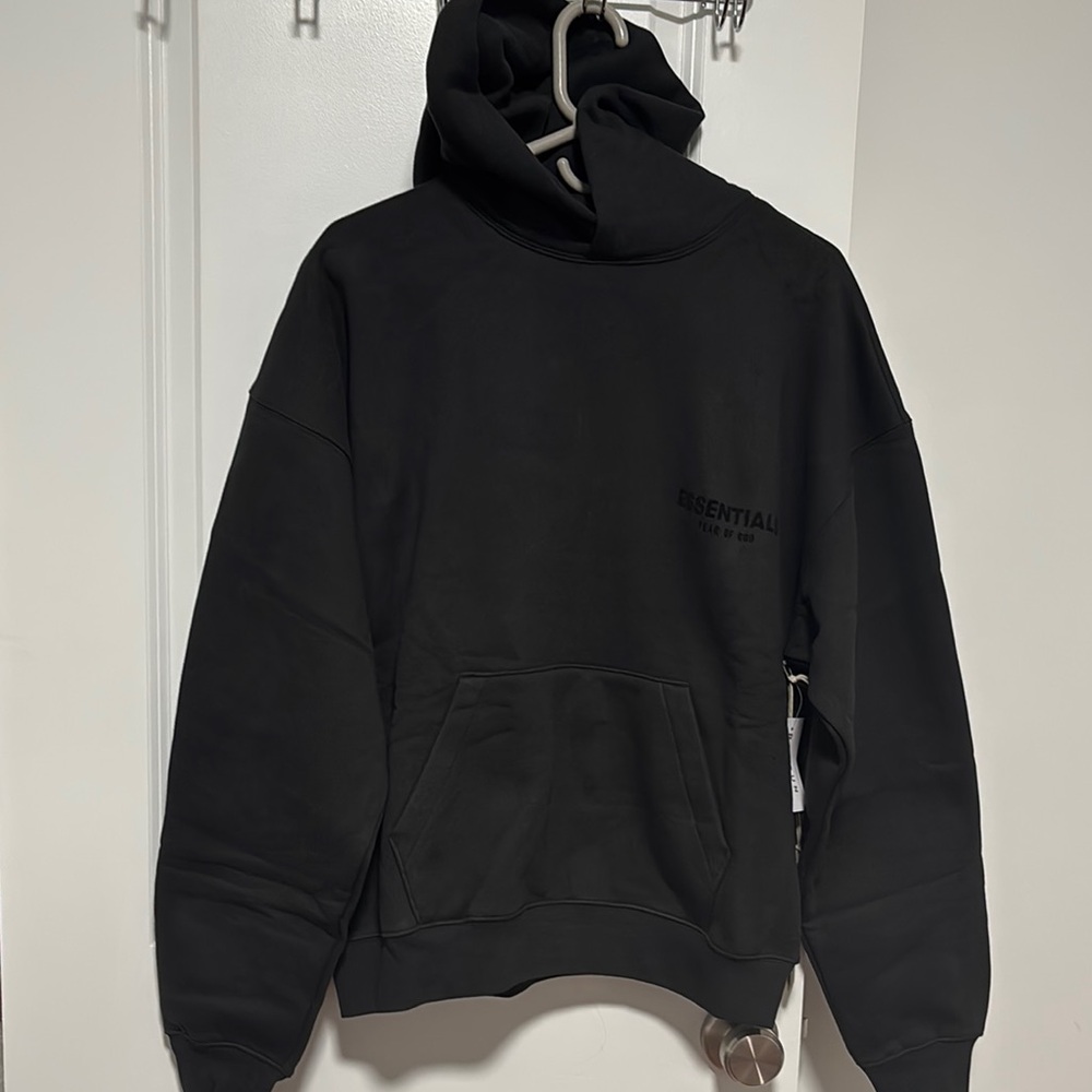 Essentials Black Hoodie